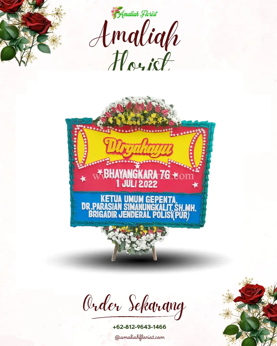 Papan Bunga HUT Ulang Tahun Bogor Tengah